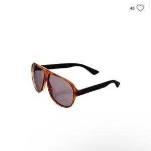 Gucci Brown Large Aviators
